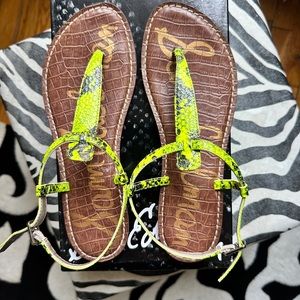 Sam Edelman Gigi sandals snakeskin